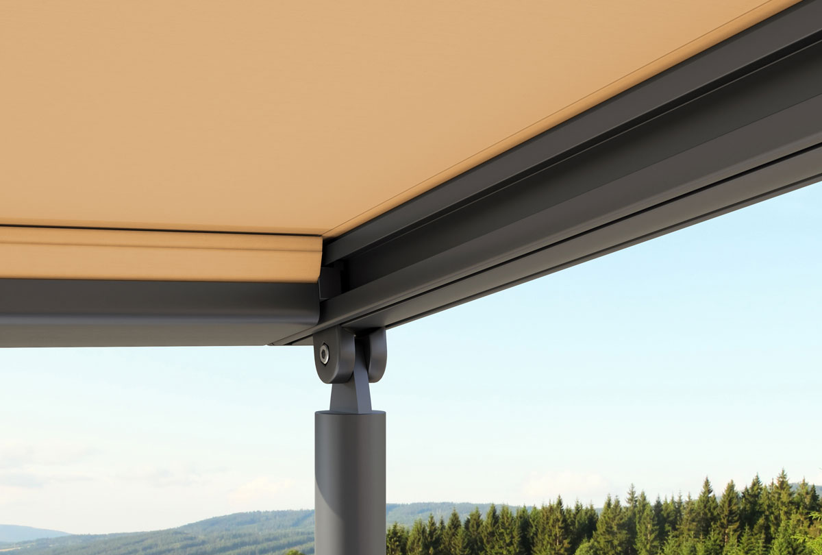 Markilux pergola classic doekgeleider