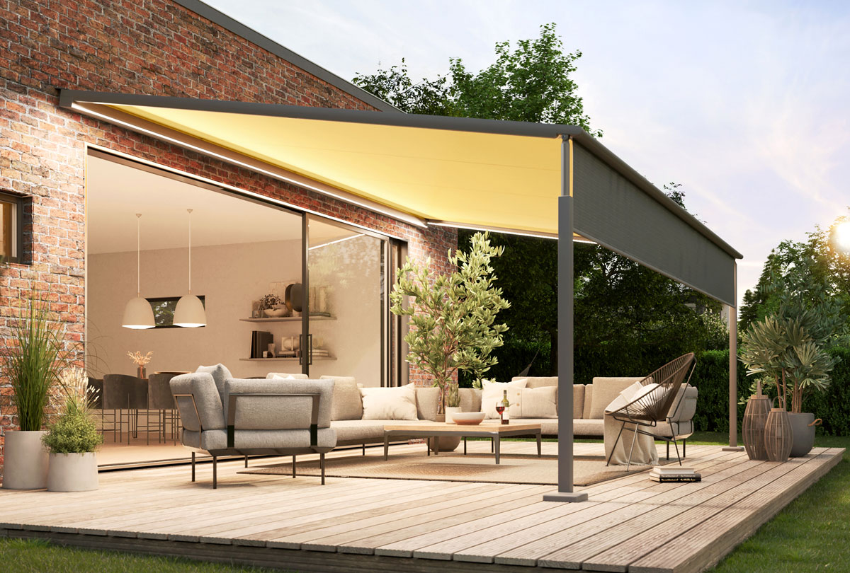 Markilux pergola compact terras